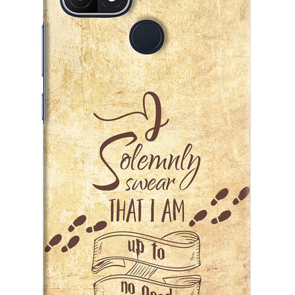 I Solemnly swear that i up to no good Oppo A15/A15s Hard Case Back Cover by Casekaro