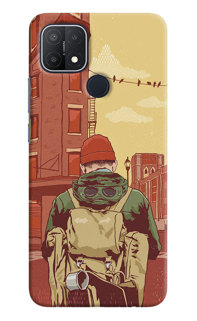 Adventurous Oppo A15/A15s Hard Case Back Cover by Casekaro