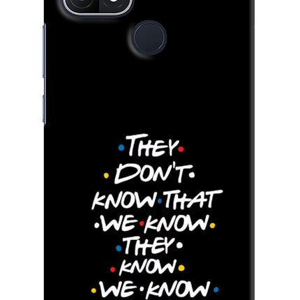 FRIENDS Dialogue Oppo A15/A15s Hard Case Back Cover by Casekaro