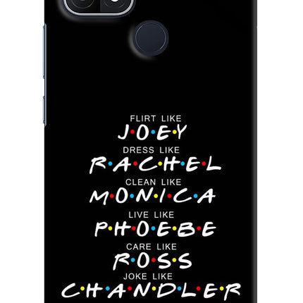 FRIENDS Character Oppo A15/A15s Hard Case Back Cover by Casekaro