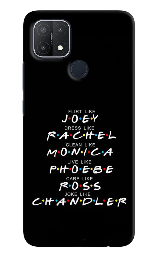 FRIENDS Character Oppo A15/A15s Hard Case Back Cover by Casekaro