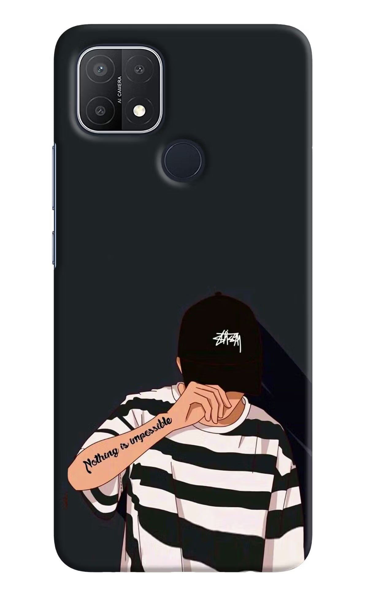 Aesthetic Boy Oppo A15/A15s Hard Case Back Cover by Casekaro