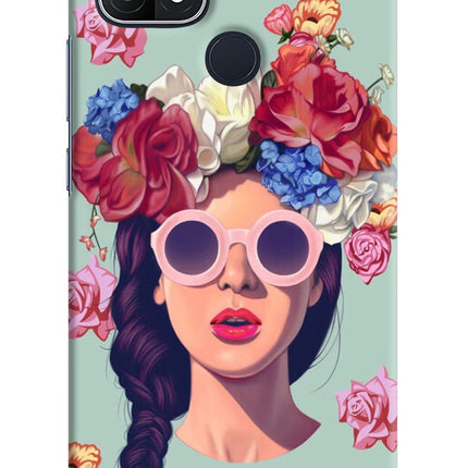Pretty Girl Oppo A15/A15s Hard Case Back Cover by Casekaro