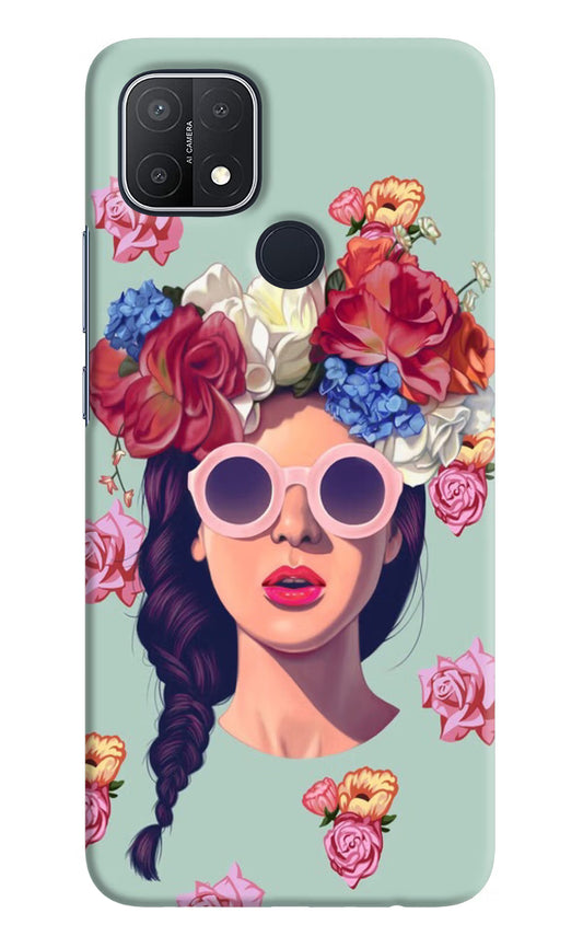 Pretty Girl Oppo A15/A15s Hard Case Back Cover by Casekaro