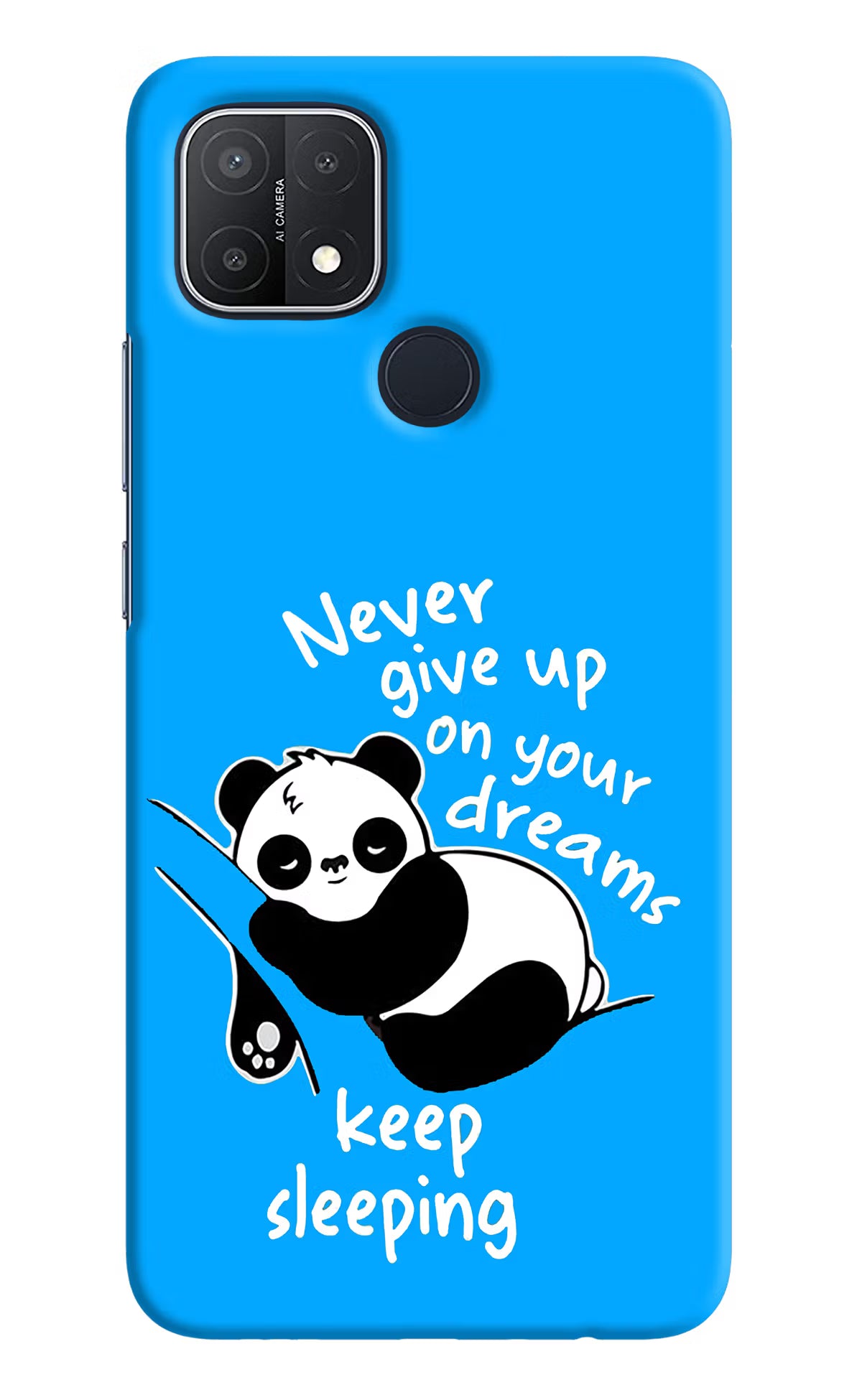 Keep Sleeping Oppo A15/A15s Hard Case Back Cover by Casekaro
