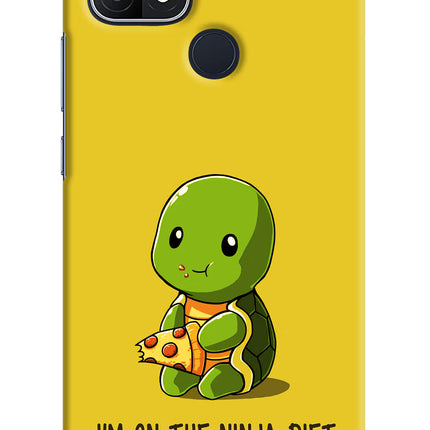 I'm on Ninja Diet Oppo A15/A15s Hard Case Back Cover by Casekaro