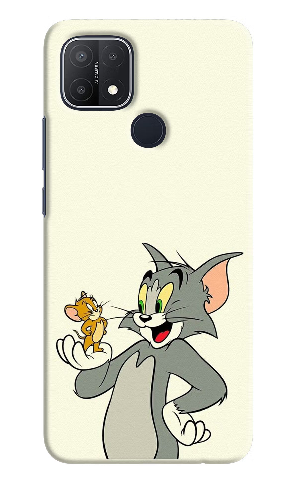 Tom & Jerry Oppo A15/A15s Hard Case Back Cover by Casekaro
