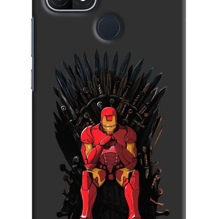 Ironman Throne Oppo A15/A15s Hard Case Back Cover by Casekaro