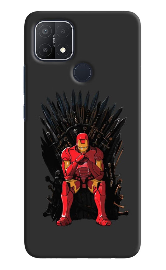 Ironman Throne Oppo A15/A15s Hard Case Back Cover by Casekaro