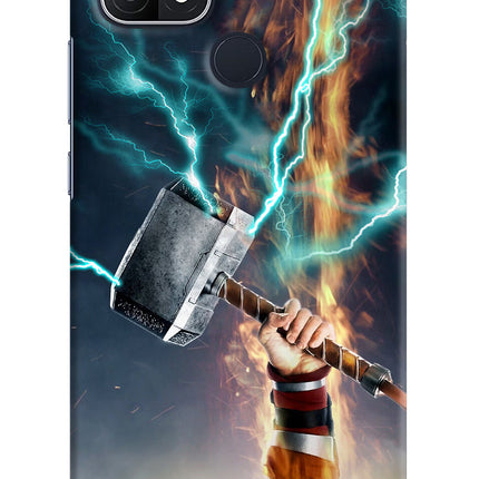 Thor Hammer Mjolnir Oppo A15/A15s Hard Case Back Cover by Casekaro