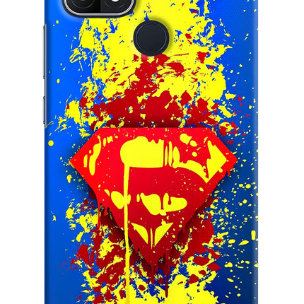 Superman logo Oppo A15/A15s Hard Case Back Cover by Casekaro