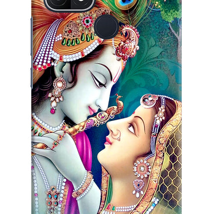 Lord Radha Krishna Oppo A15/A15s Hard Case Back Cover by Casekaro