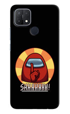 Among Us Shhh! Oppo A15/A15s Hard Case Back Cover by Casekaro