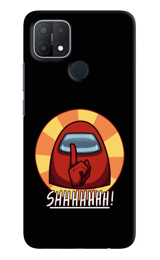 Among Us Shhh! Oppo A15/A15s Hard Case Back Cover by Casekaro