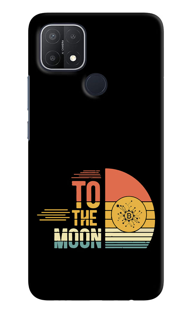 To the Moon Oppo A15/A15s Hard Case Back Cover by Casekaro