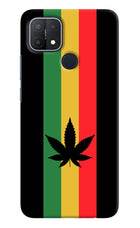 Weed Flag Oppo A15/A15s Hard Case Back Cover by Casekaro