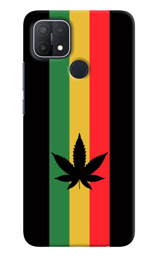 Weed Flag Oppo A15/A15s Hard Case Back Cover by Casekaro
