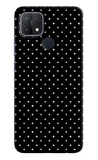 White Dots Oppo A15/A15s Hard Case Back Cover by Casekaro