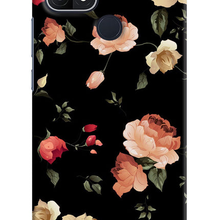 Flowers Oppo A15/A15s Hard Case Back Cover by Casekaro