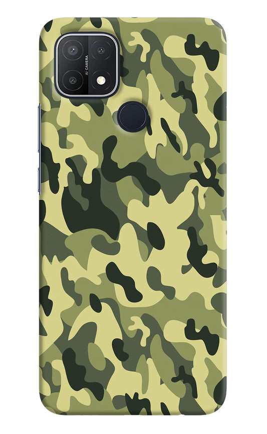 Camouflage Oppo A15/A15s Hard Case Back Cover by Casekaro