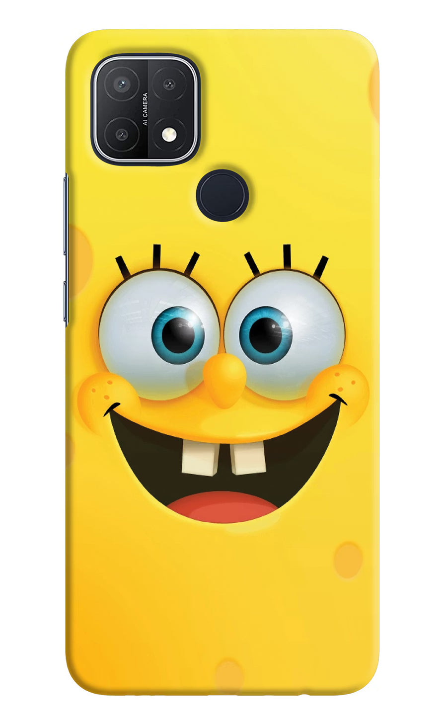 Sponge 1 Oppo A15/A15s Back Cover, Hard case