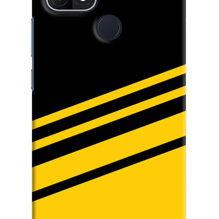 Yellow Shades Oppo A15/A15s Hard Case Back Cover by Casekaro