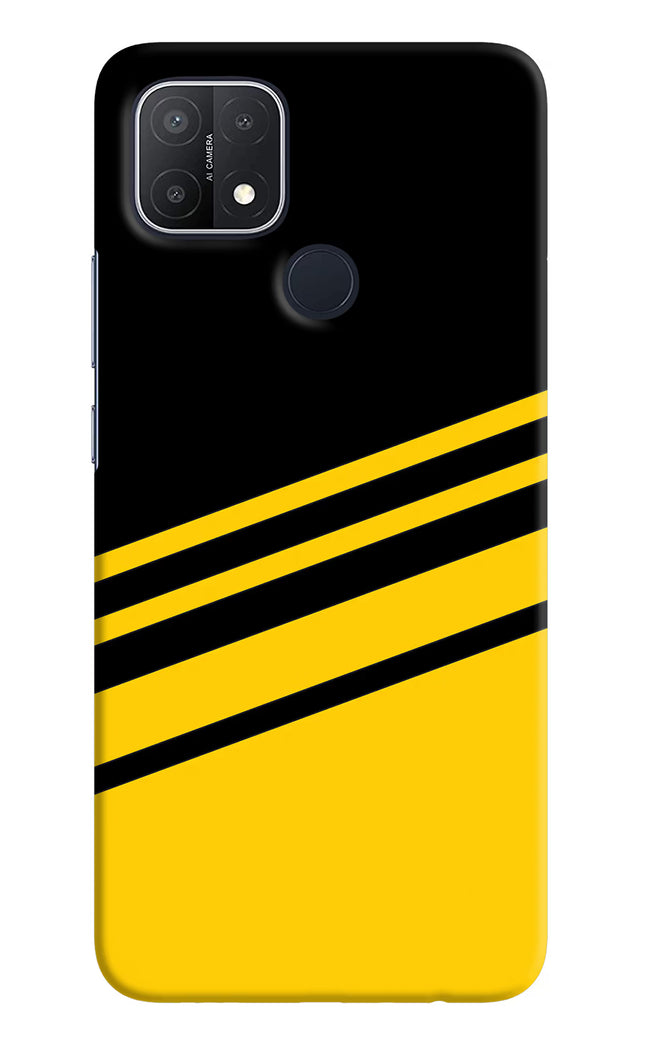 Yellow Shades Oppo A15/A15s Hard Case Back Cover by Casekaro