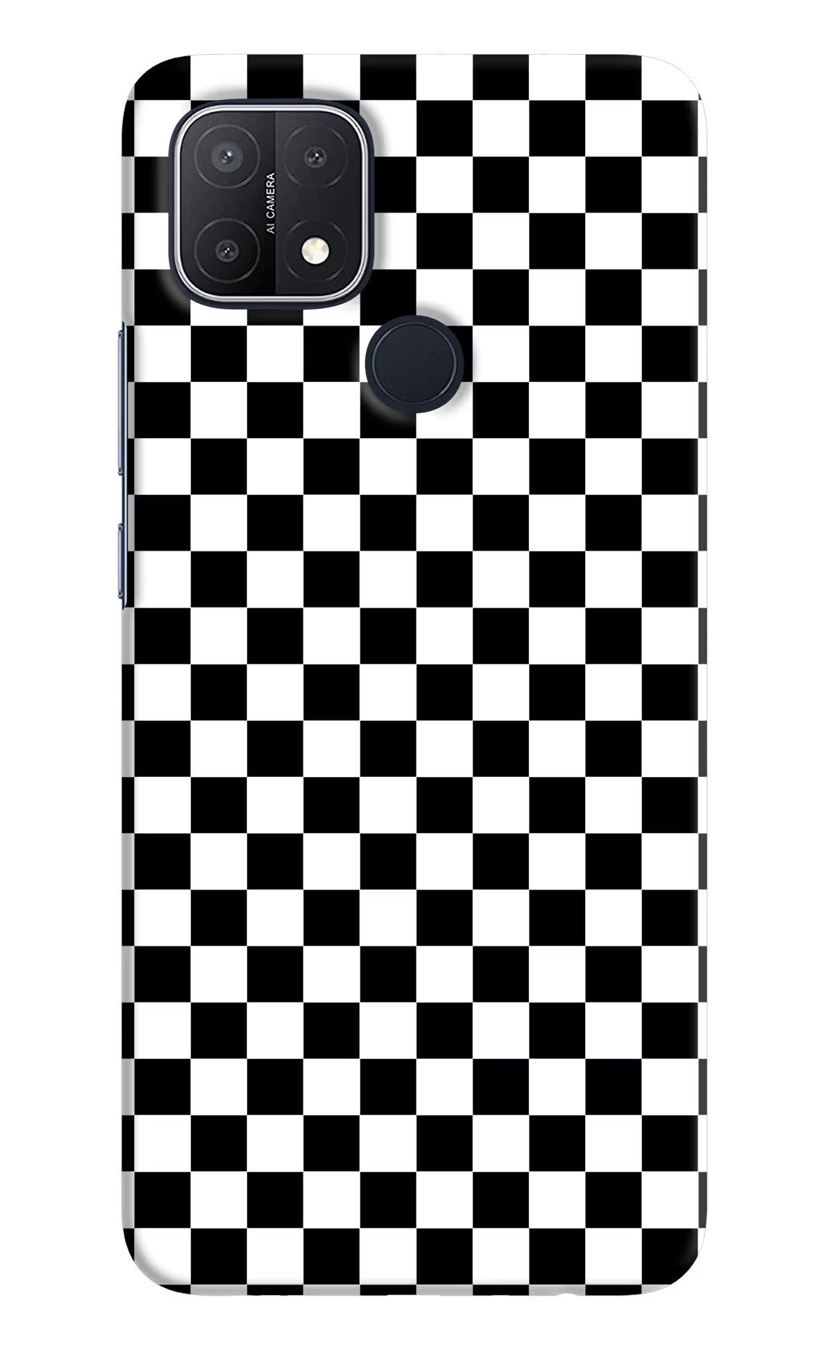 Chess Board Oppo A15/A15s Hard Case Back Cover by Casekaro