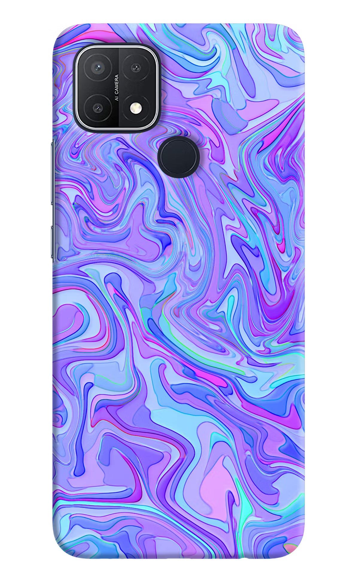 Glitter Oppo A15/A15s Hard Case Back Cover by Casekaro