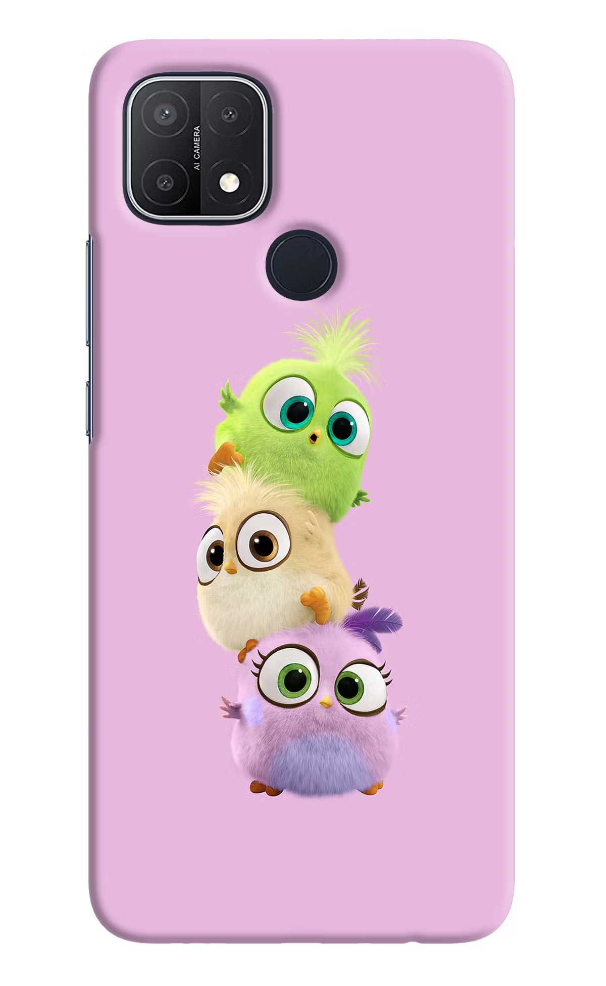 Cute Little Birds Oppo A15/A15s Hard Case Back Cover by Casekaro