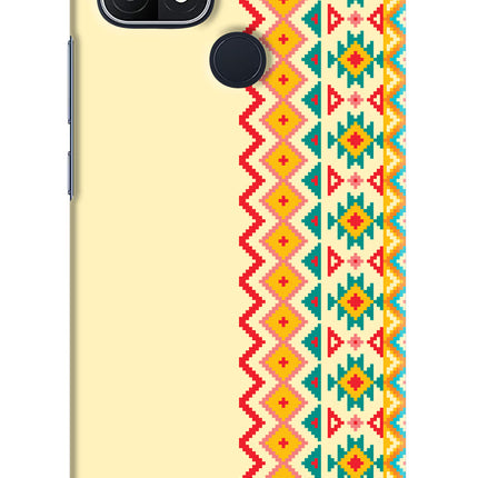 Ethnic Seamless Oppo A15/A15s Hard Case Back Cover by Casekaro