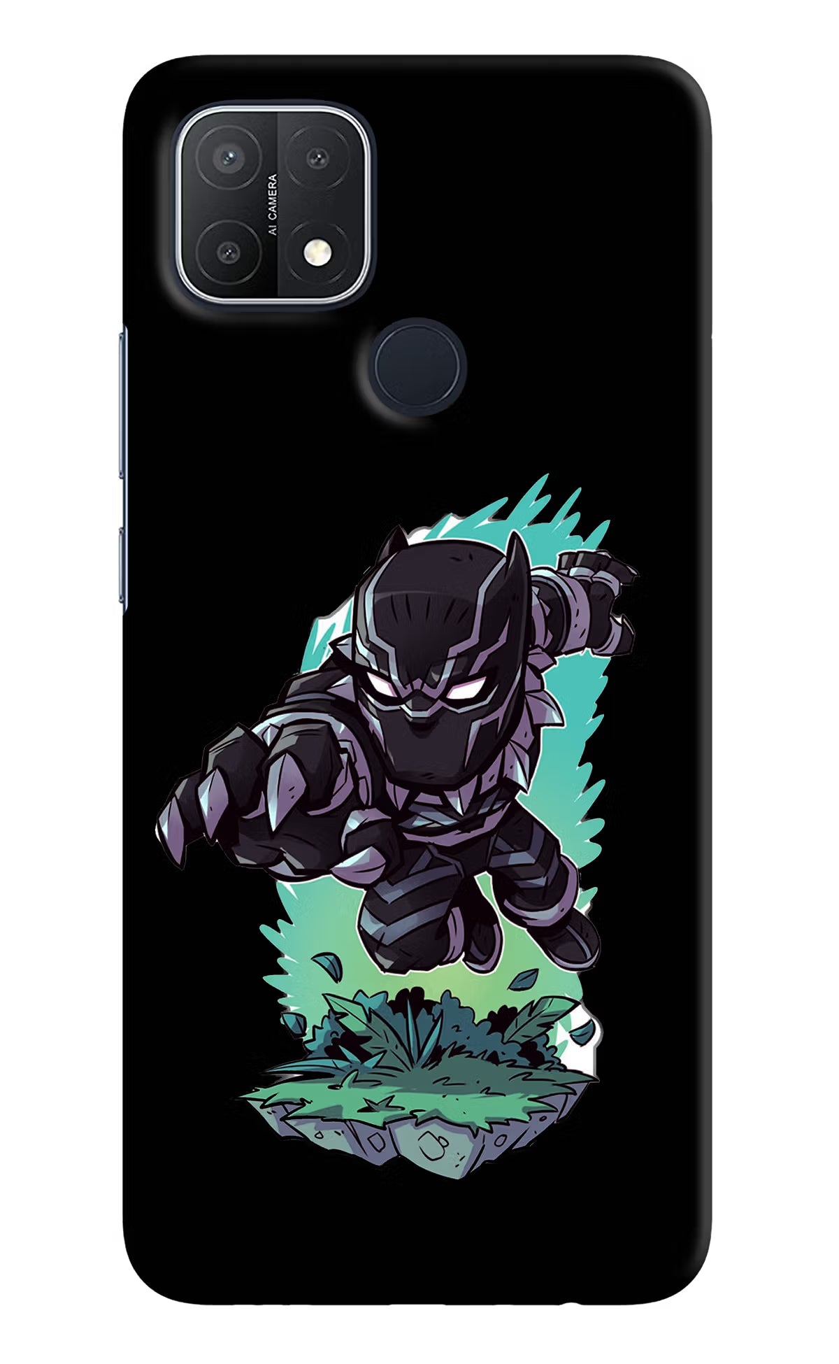 Black Panther Oppo A15/A15s Hard Case Back Cover by Casekaro