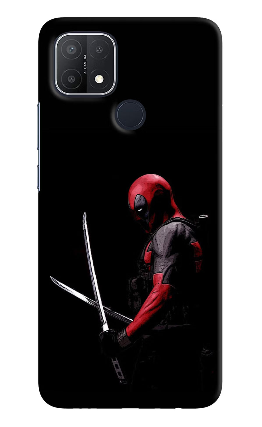 Deadpool Oppo A15/A15s Back Cover, Hard case