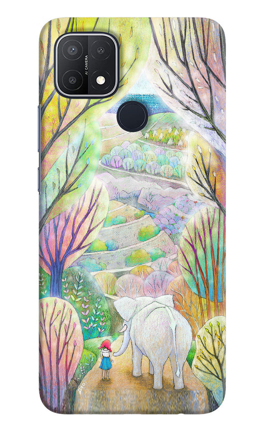 Nature Painting Oppo A15/A15s Hard Case Back Cover by Casekaro