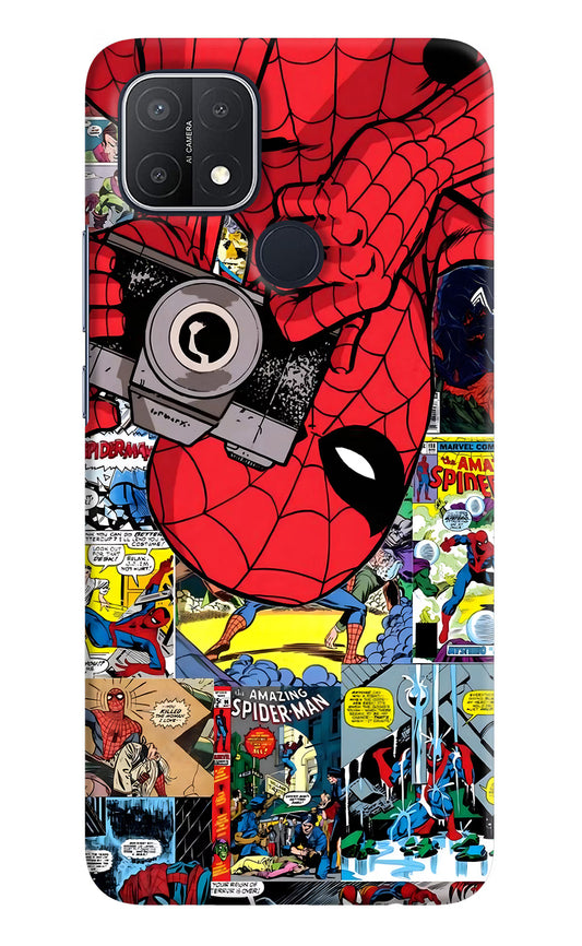 Spider Man Oppo A15/A15s Hard Case Back Cover by Casekaro