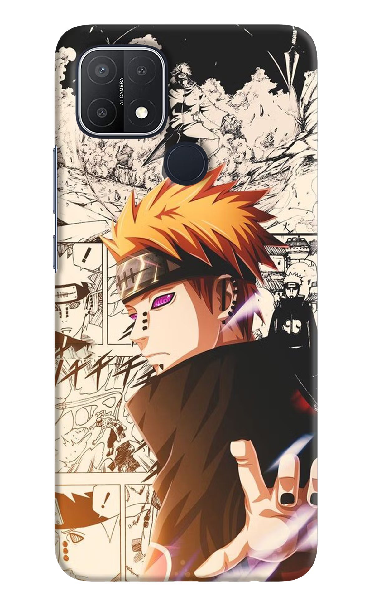 Pain Anime Oppo A15/A15s Hard Case Back Cover by Casekaro