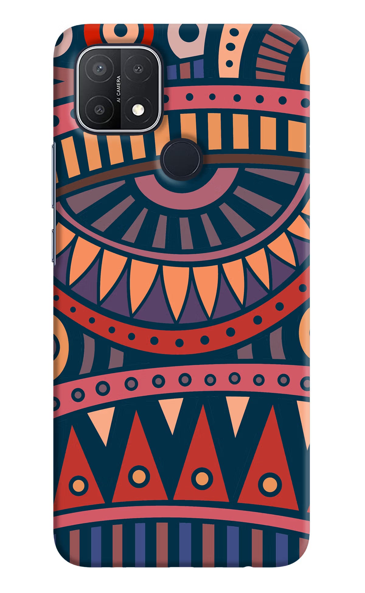 African Culture Design Oppo A15/A15s Hard Case Back Cover by Casekaro