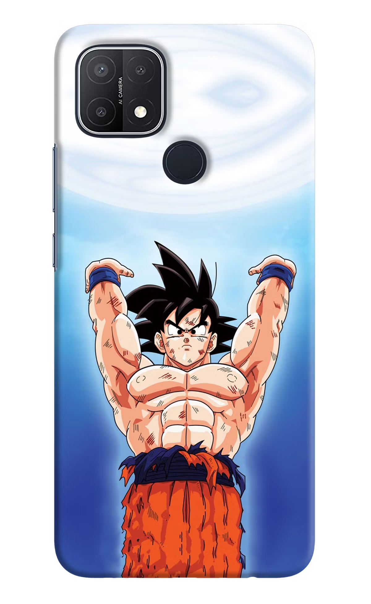 Goku Power Oppo A15/A15s Hard Case Back Cover by Casekaro