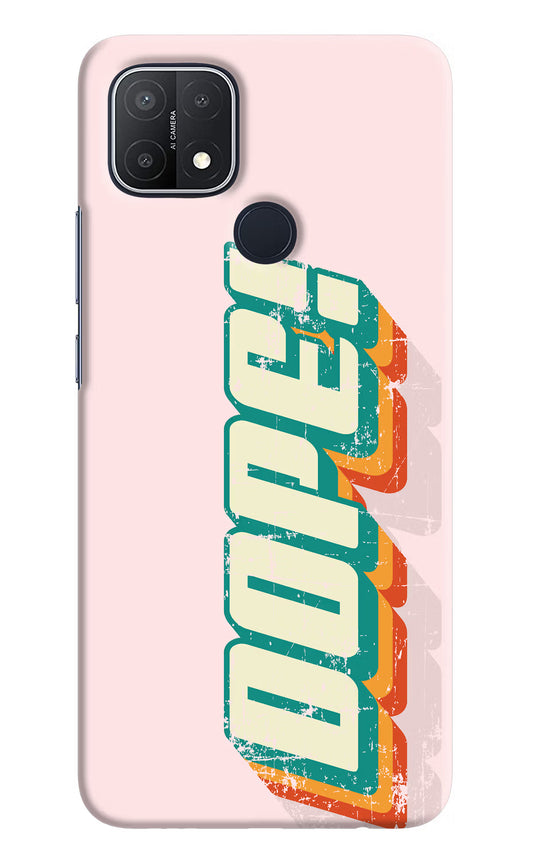Dope Oppo A15/A15s Hard Case Back Cover by Casekaro