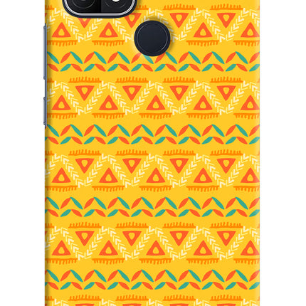 Tribal Pattern Oppo A15/A15s Hard Case Back Cover by Casekaro
