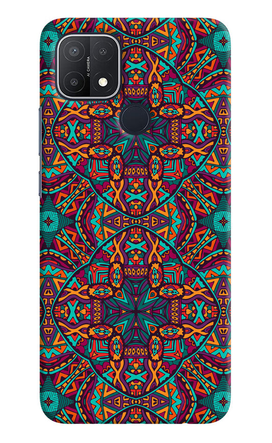Colour Mandala Oppo A15/A15s Hard Case Back Cover by Casekaro
