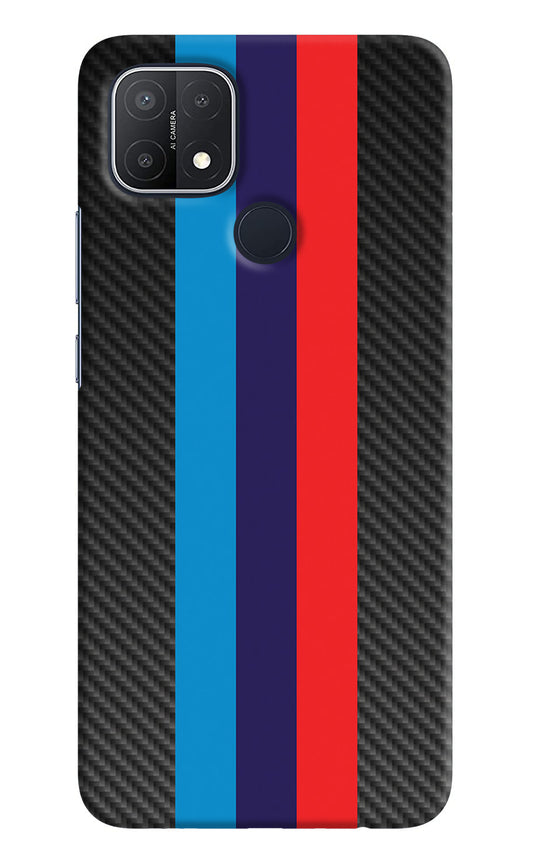 BMW Stripes Pattern Oppo A15/A15s Back Cover