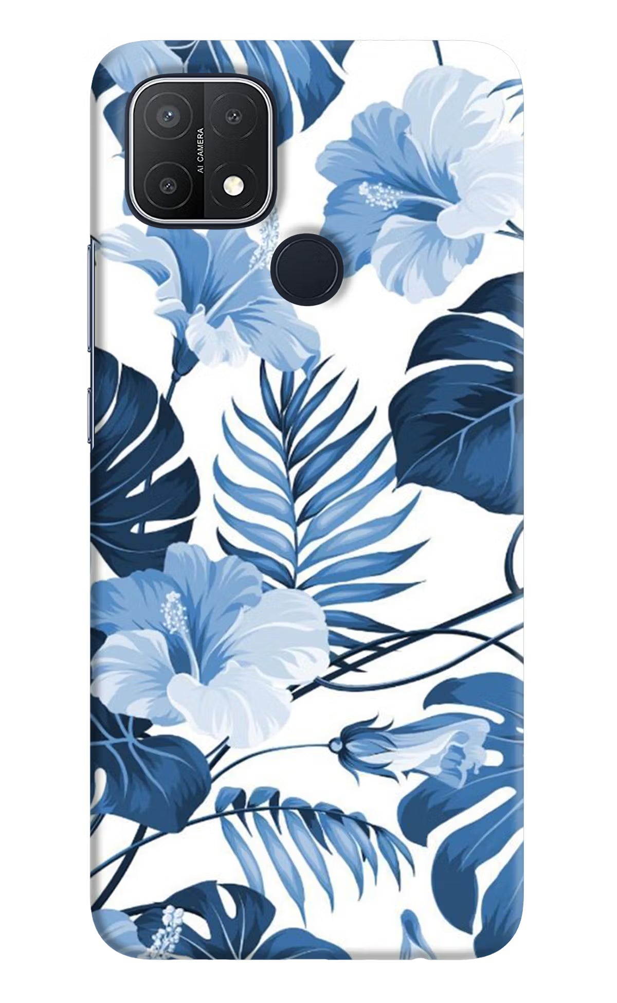 Fabric Art Oppo A15/A15s Hard Case Back Cover by Casekaro