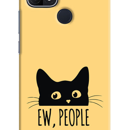 Ew People Catitude Oppo A15/A15s Hard Case Back Cover by Casekaro