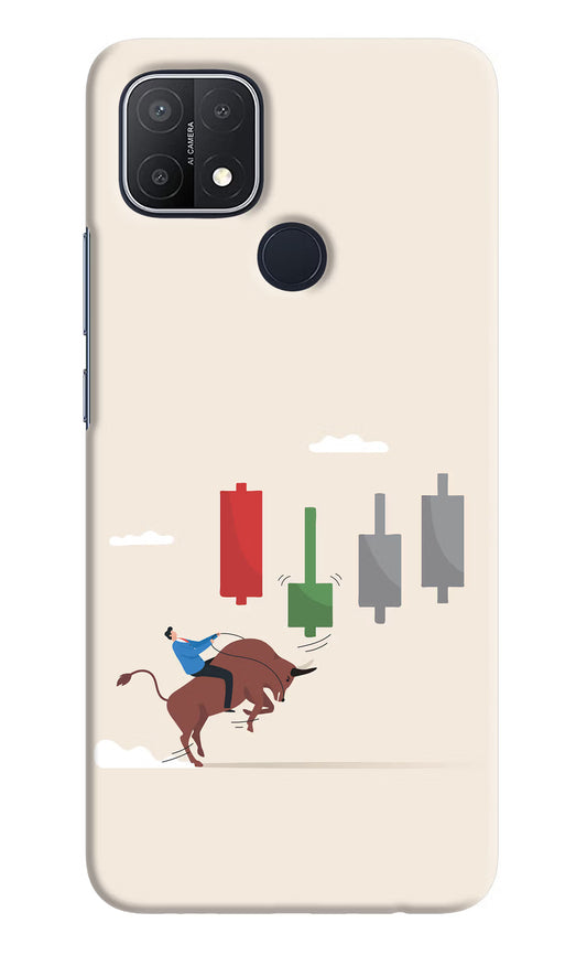 Bull Trading Momentum Oppo A15/A15s Hard Case Back Cover by Casekaro
