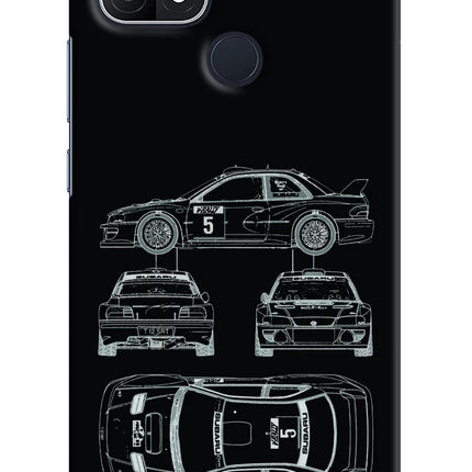 WRC'99 Oppo A15/A15s Hard Case Back Cover by Casekaro