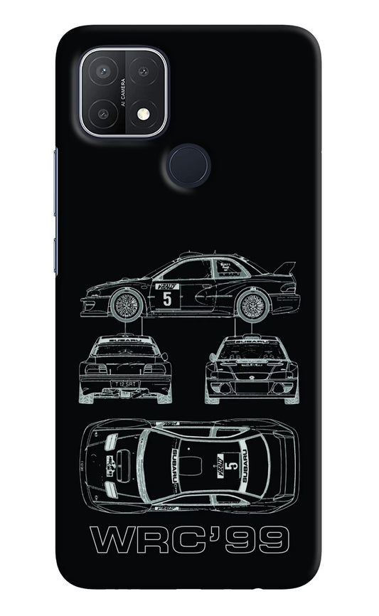 WRC'99 Oppo A15/A15s Hard Case Back Cover by Casekaro