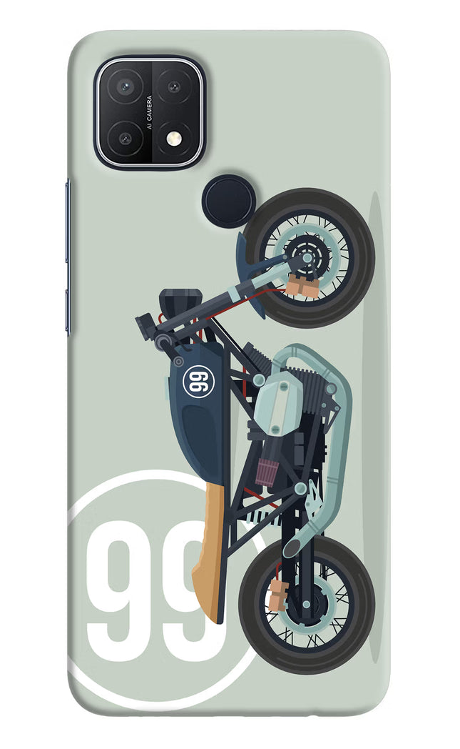 Classic Cafe Racer 99 Oppo A15/A15s Hard Case Back Cover by Casekaro
