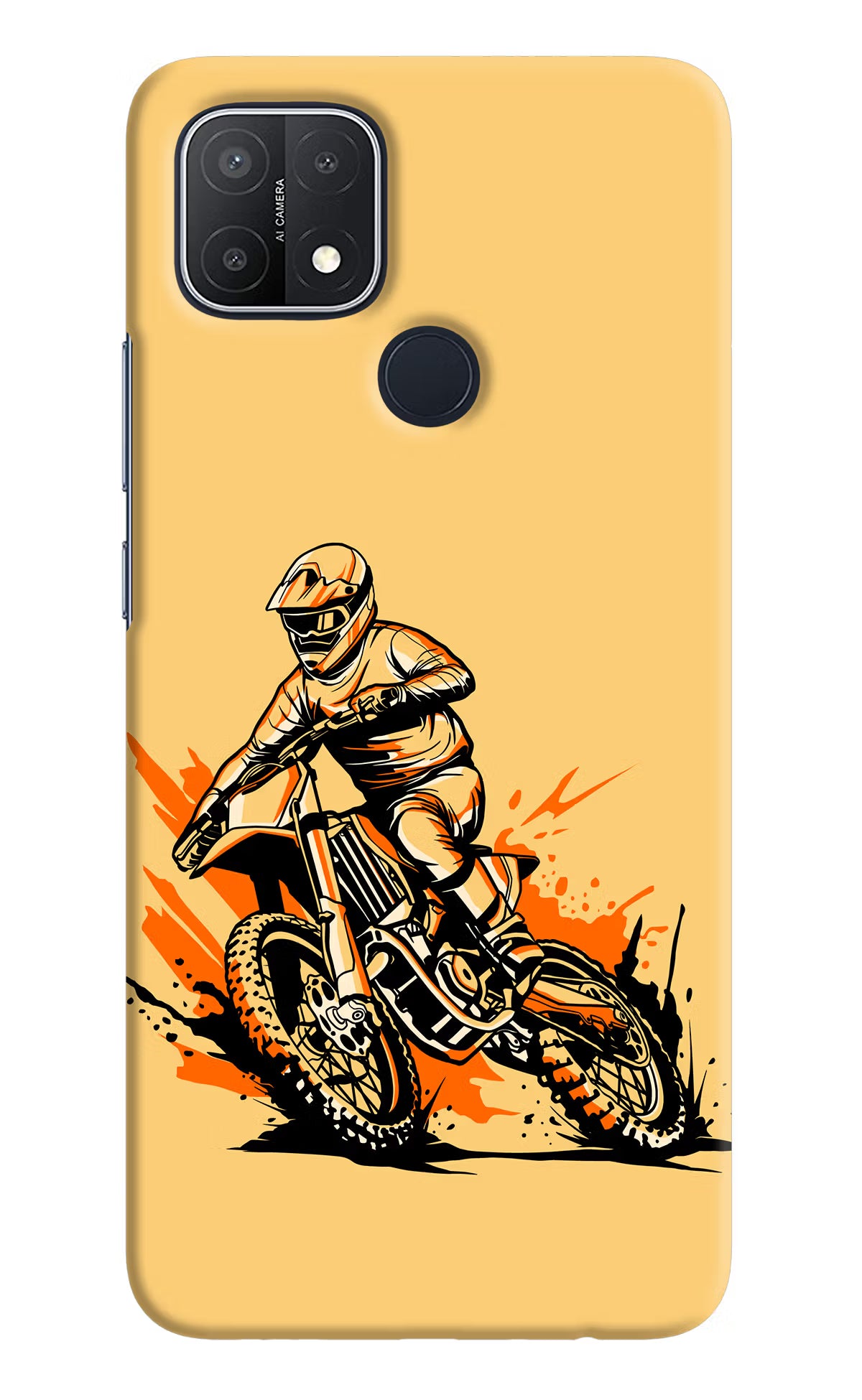 Off-Road Fury Oppo A15/A15s Hard Case Back Cover by Casekaro