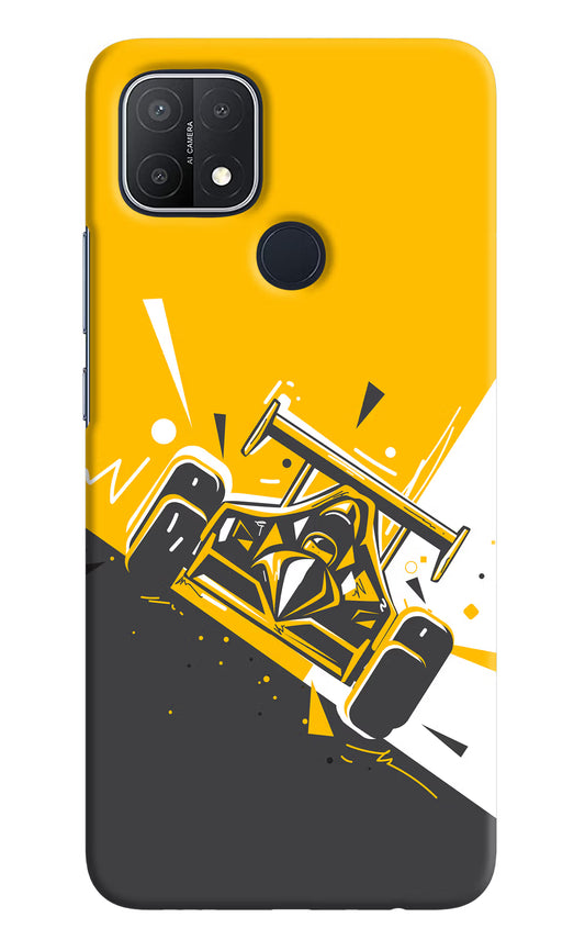 Track King Oppo A15/A15s Hard Case Back Cover by Casekaro